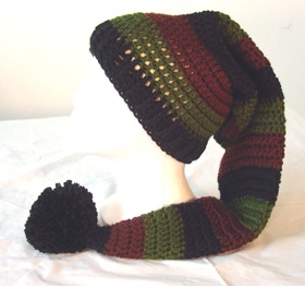 long tail stocking cap crochet pattern